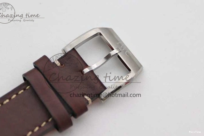 MIROTIME 0416 Mark XVIII IW327010 SS M+F 1:1 Best Edition Blue Dial on Brown Leather Strap A Resilient 7051